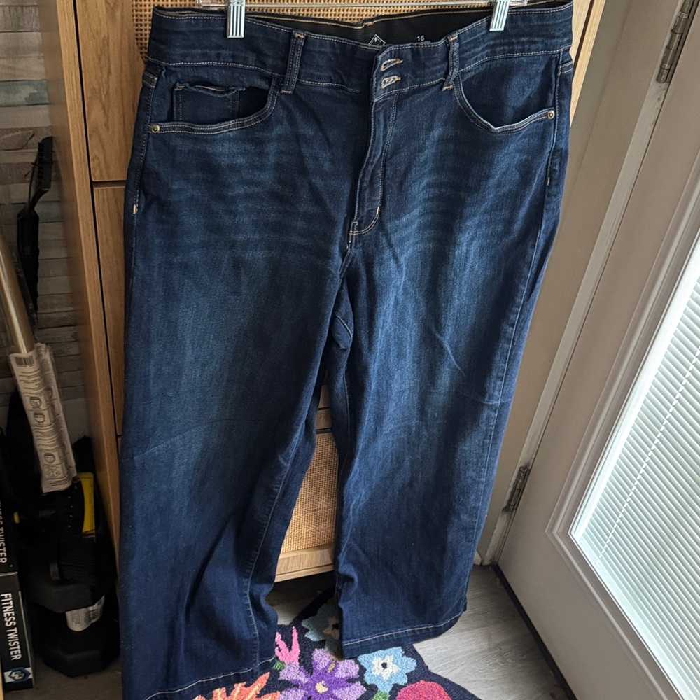St. John's Bay Dark Blue Flare Jeans